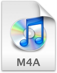 M4A音频文件格式图标